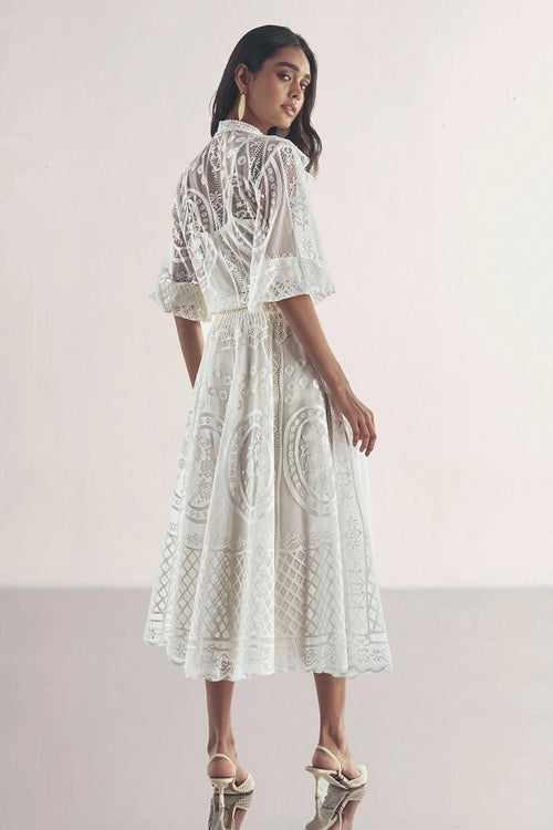 A-Line Lace Skirt