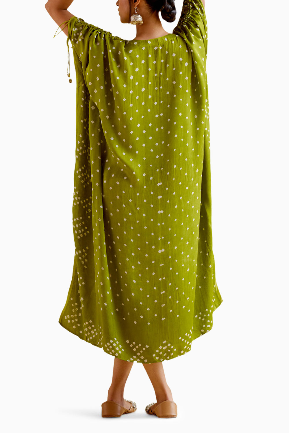 Dakshayani Green Kaftan