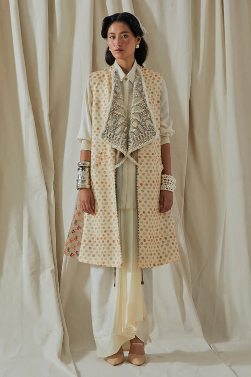 Ecru Kora Hina Trench Coat