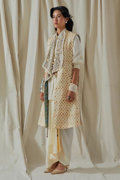 Ecru Kora Hina Trench Coat
