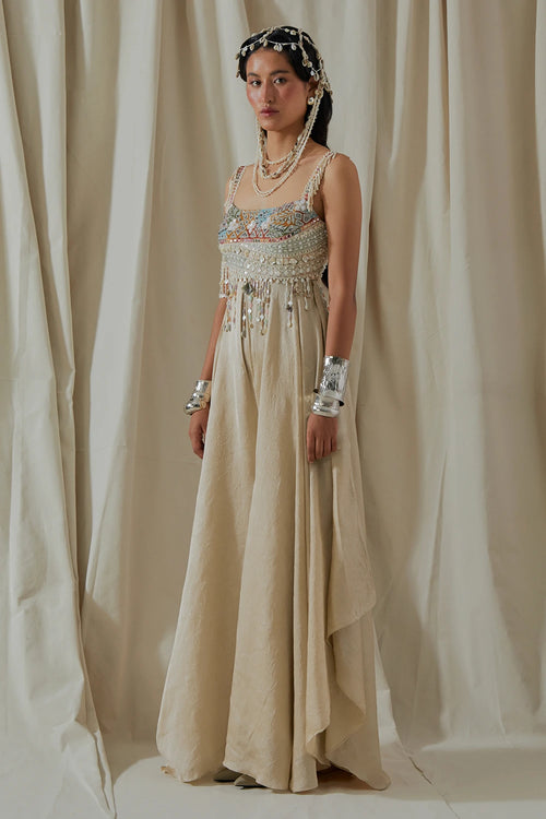 Ecru Kora Roohani Jumpsuit