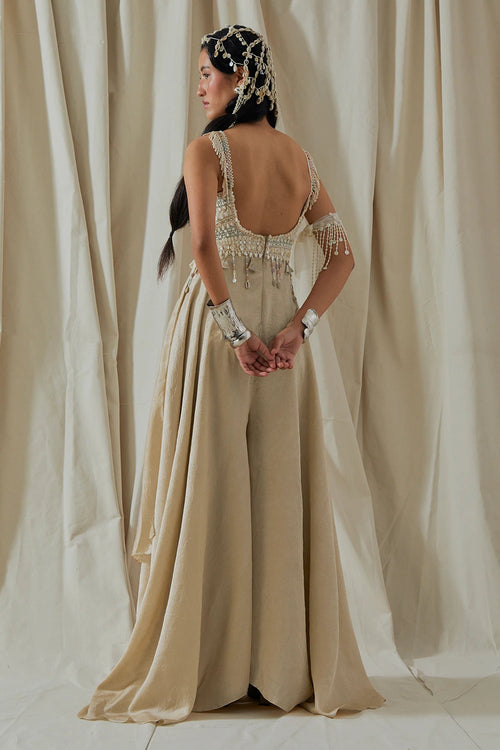 Ecru Kora Roohani Jumpsuit