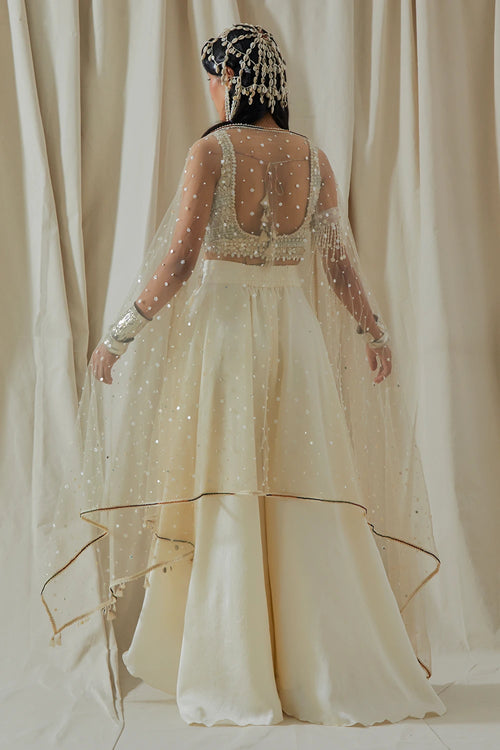 Mogra Kora Aalya Dupatta