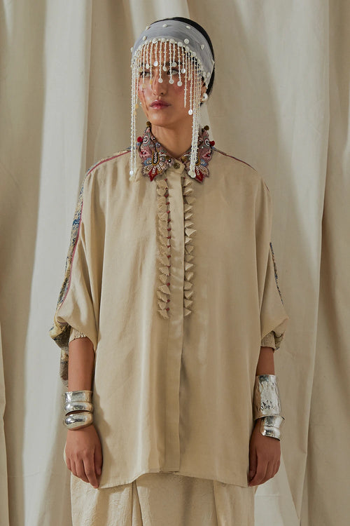 Mogra Kora Mandala Shirt