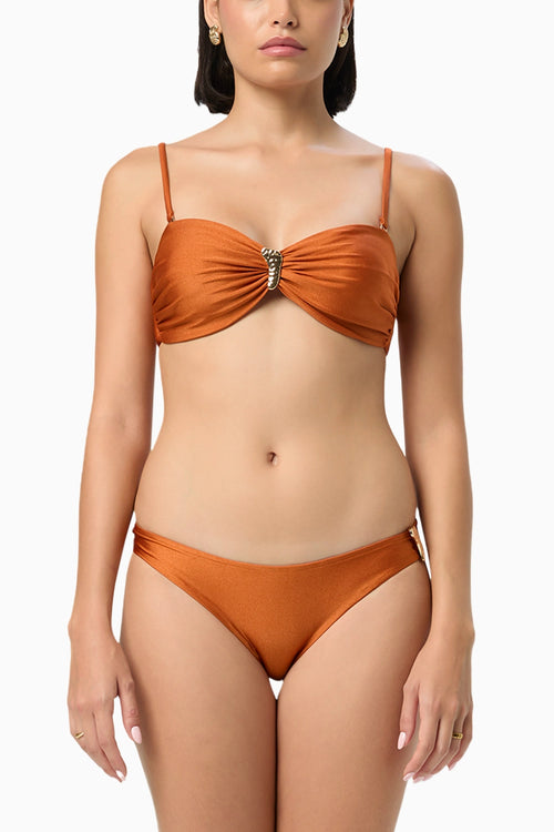Ember Crescent Bandeau Bikini Top