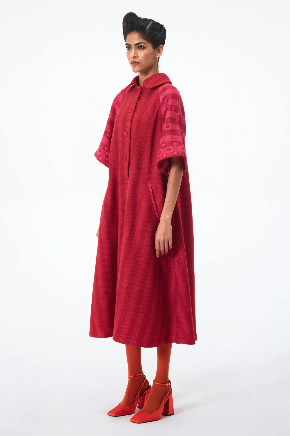 Red Rani Spinner's Dress