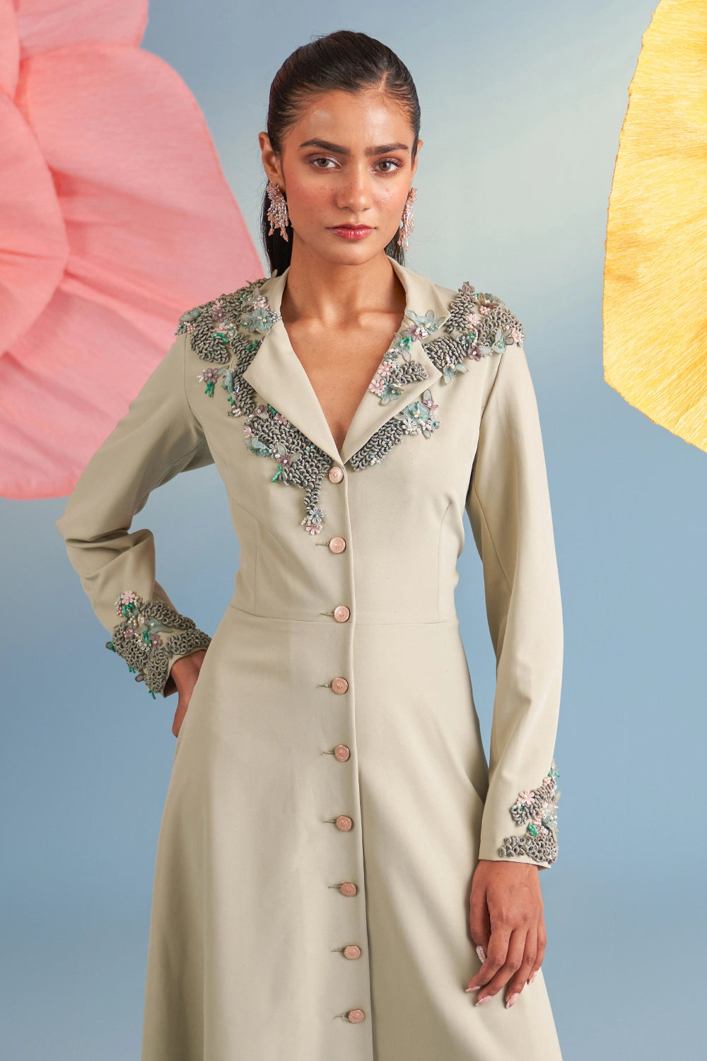 Almond Audrey Dress