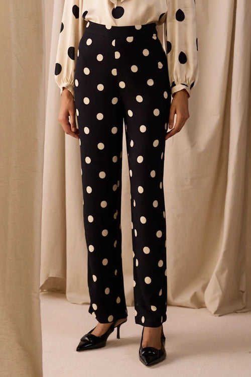 Glam Polka Dot Trouser