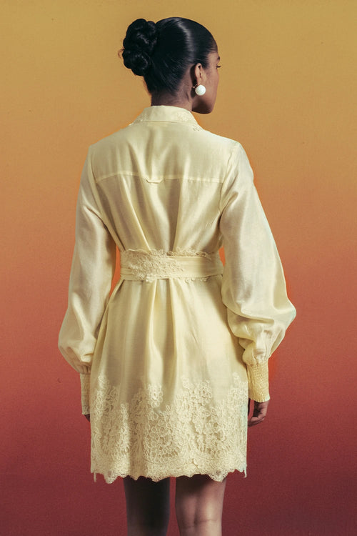 Buttercream Shirt Dress