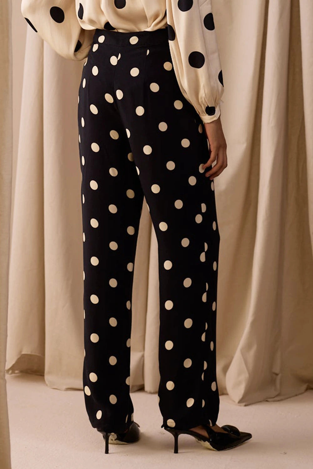 Glam Polka Dot Trouser