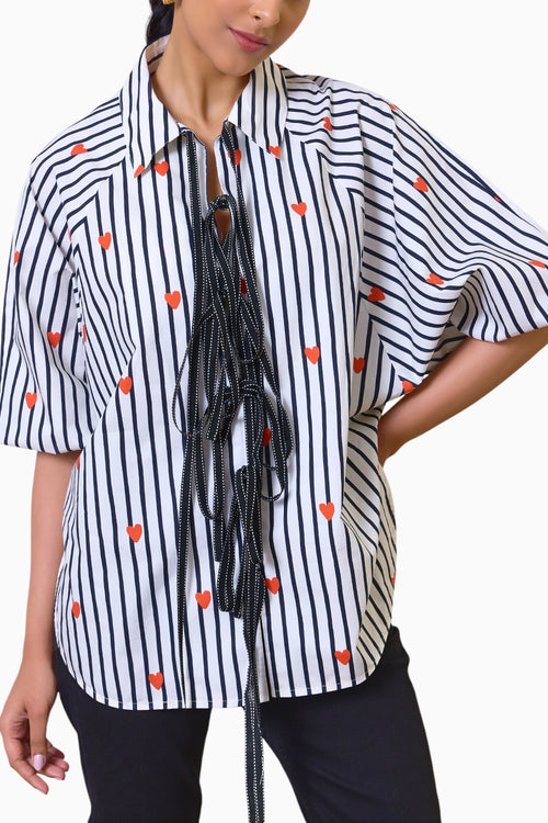 Love Struck Heart Blouse