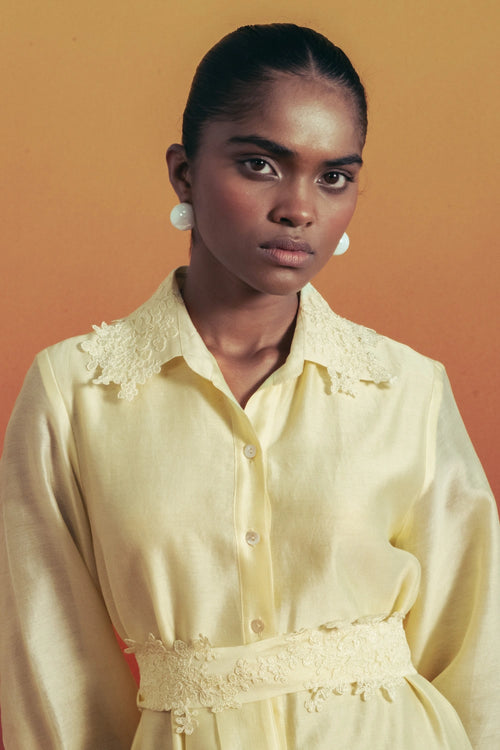 Buttercream Shirt Dress