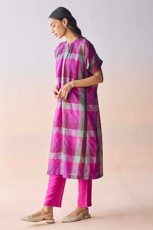 Rooted Pink Kurta Set