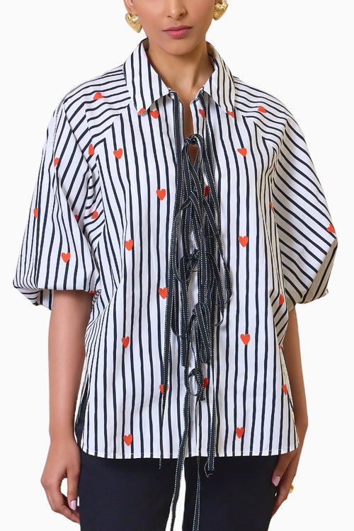 Love Struck Heart Blouse