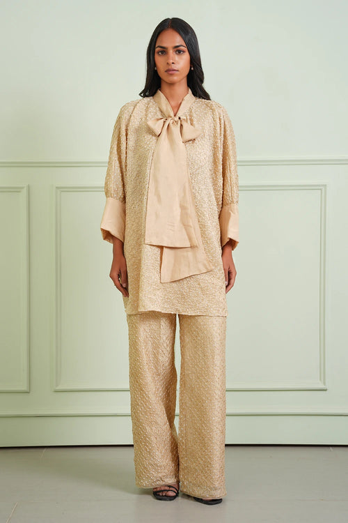 Golden Crush Bandhani Pants
