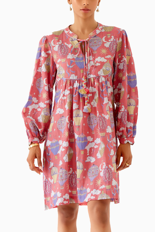Sophia Coral Dress