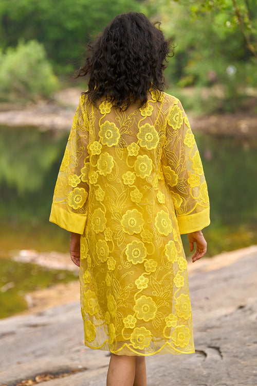 Yellow Lace Dress
