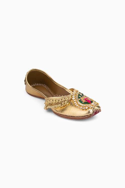 Green And Gold Abhilasha Jutti