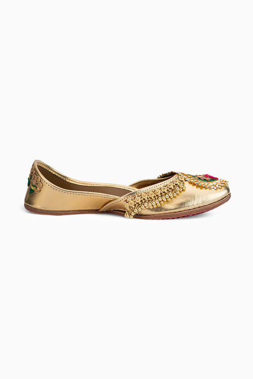 Green And Gold Abhilasha Jutti
