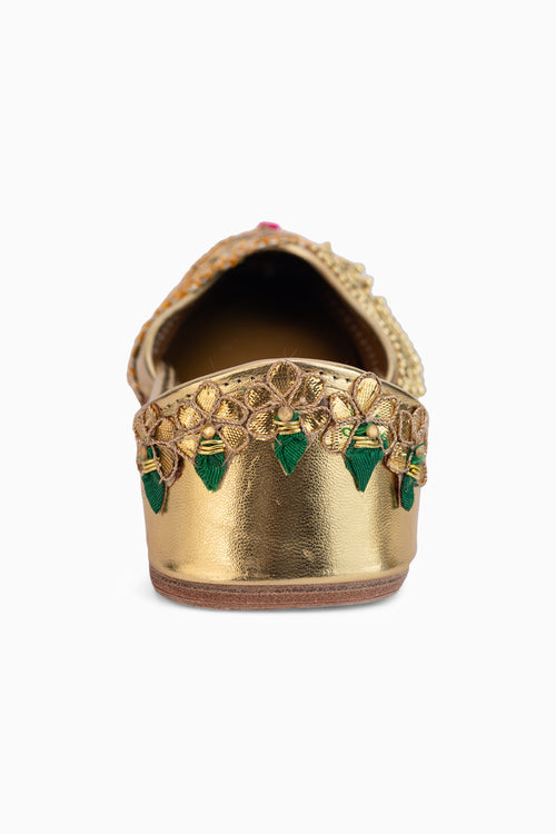 Green And Gold Abhilasha Jutti