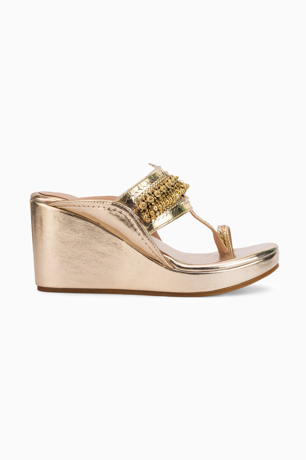 Anika Gold Wedges