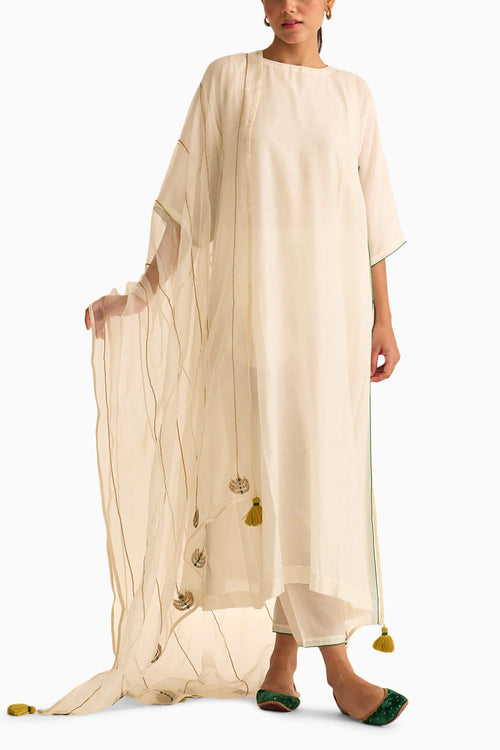 Firoz Ivory Kurta Set