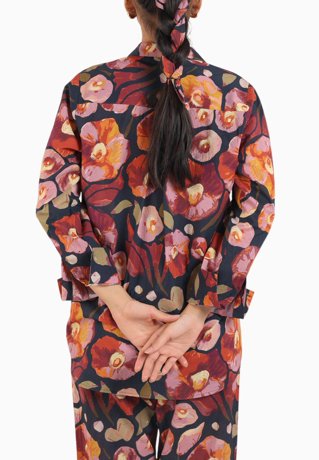 Black Floral Printed Co-ord Set