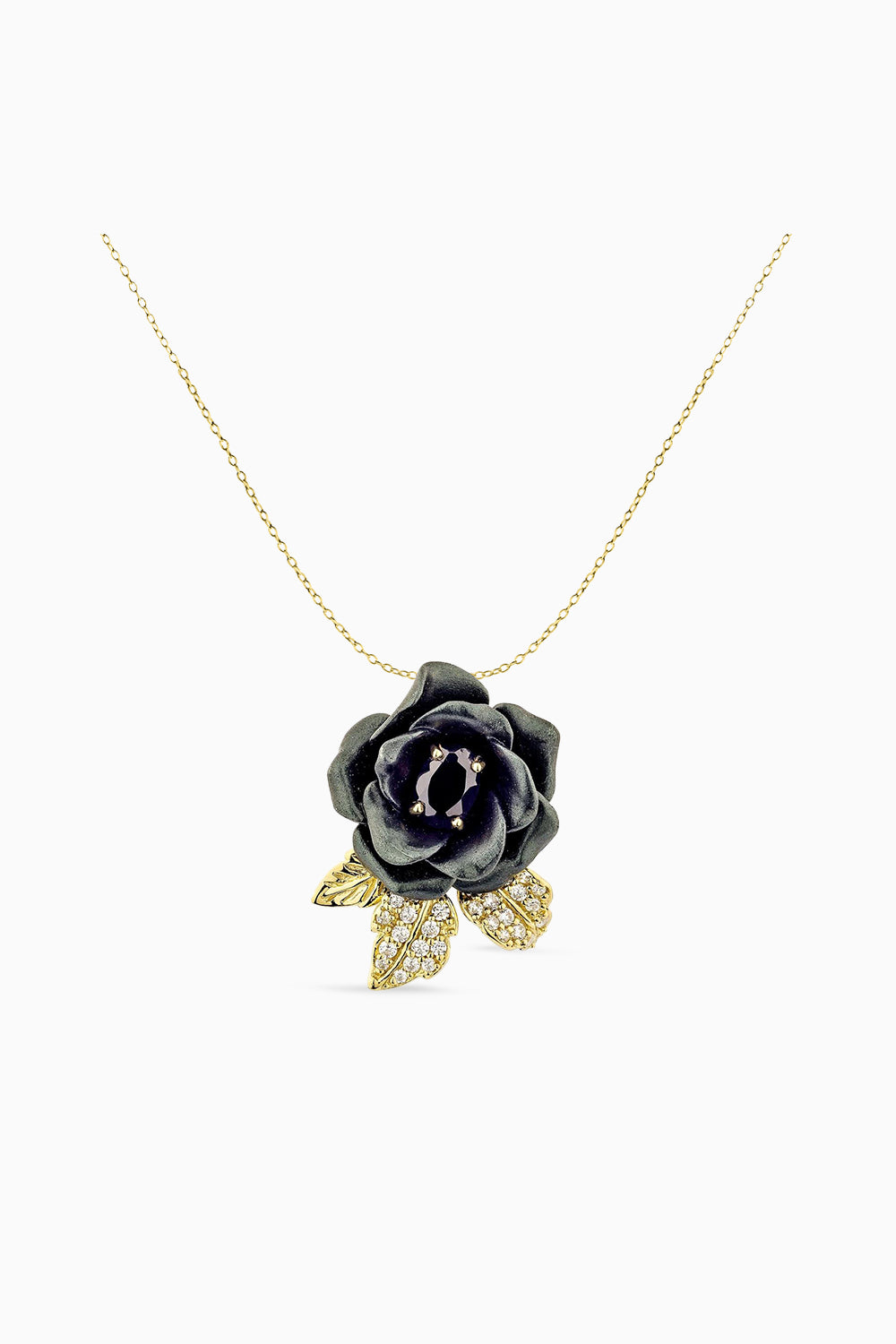 Verdant Rose Vine Pendant