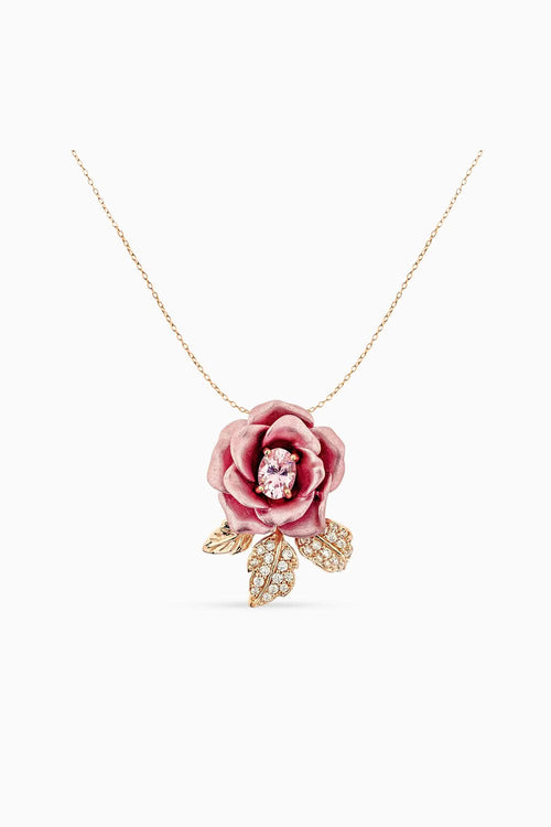Verdant Rose Vine Pendant