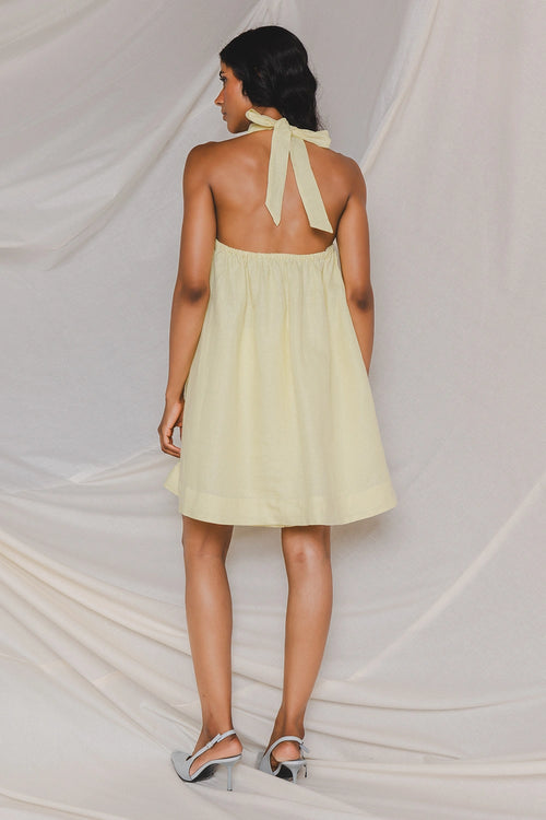 Amber Yellow Halter Top
