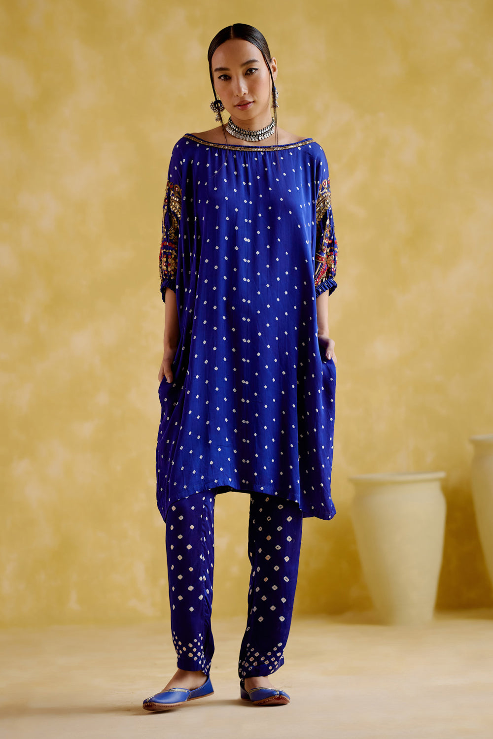 Indrina Blue Kurta Set