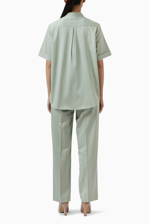 Pistachio Fringe Panel Set