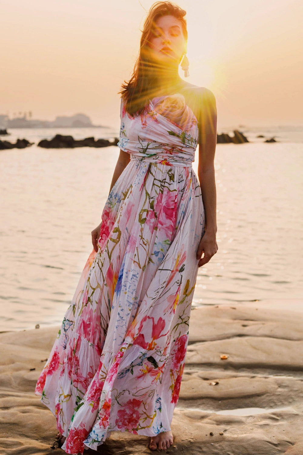 Ethereal Rose Dress