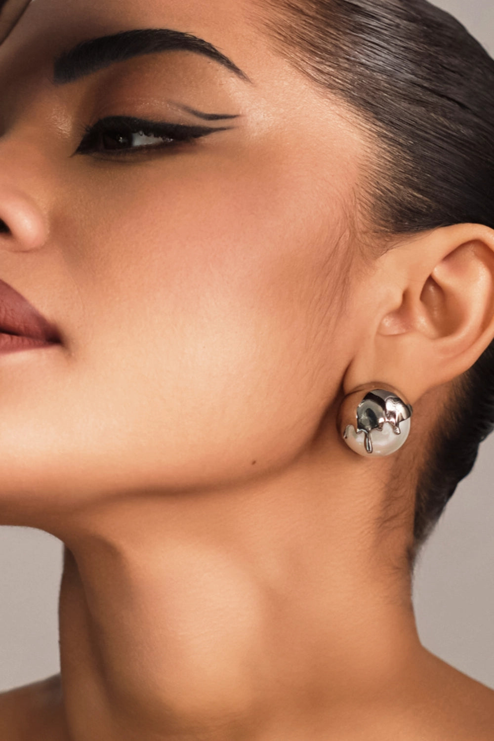 Chrome Dune Studs