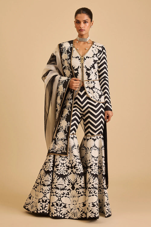 Miraas Applique Sharara