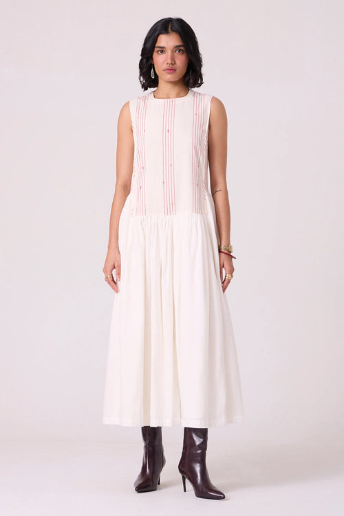 Fyodor Red Stripe Maxi Dress