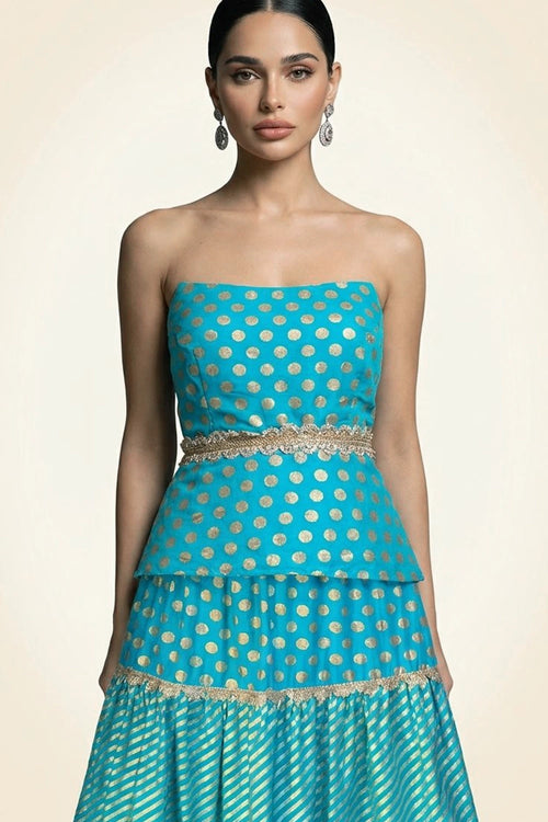 Azura Off Shoulder Lehenga Set