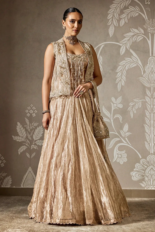 Sunehri Lehenga Set