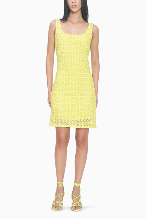 Yellow Picante Dress