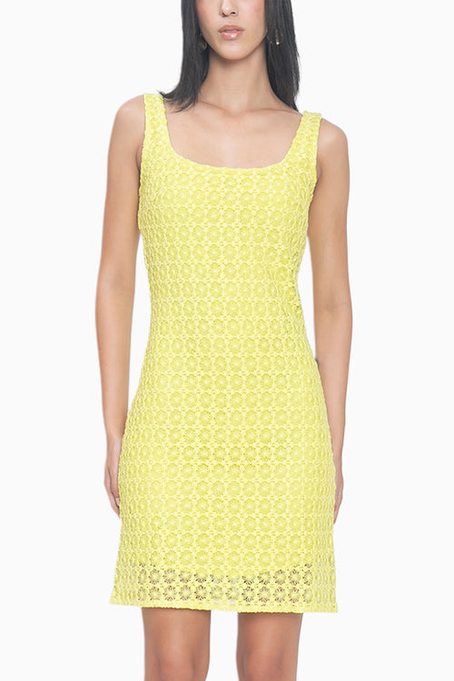 Yellow Picante Dress
