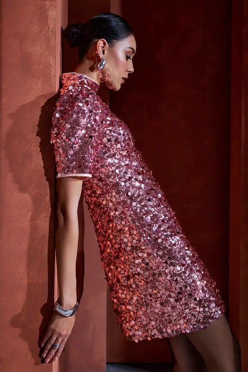 All About Cosmos Pink Party Dress