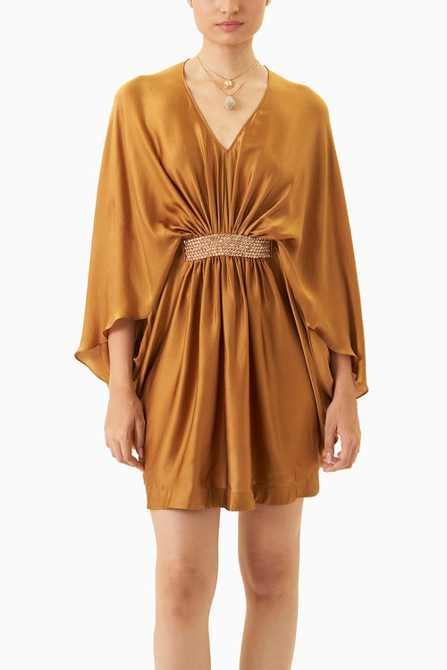 Ivy Mustard Gold Dress