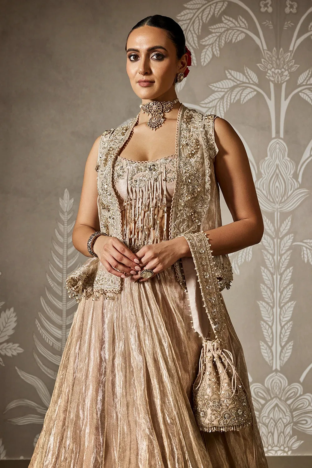 Sunehri Lehenga Set