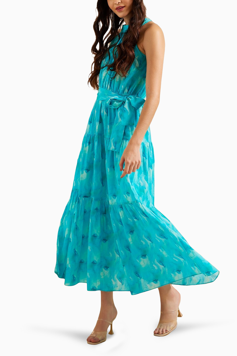 Aqua Maxi Dress