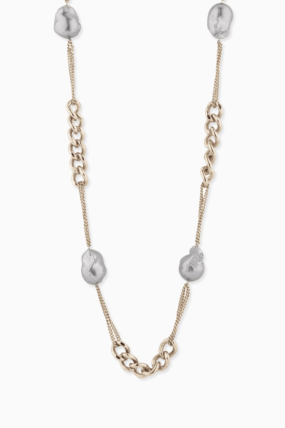 Chrome Blue Baroque Combination Chain