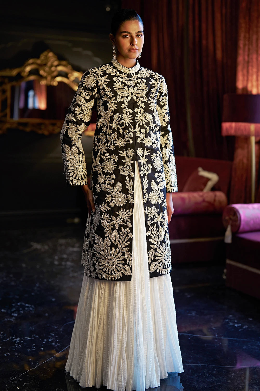 Crushed Crinkle Maxi Skirt