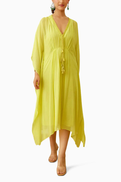Ochre Kaftan Set