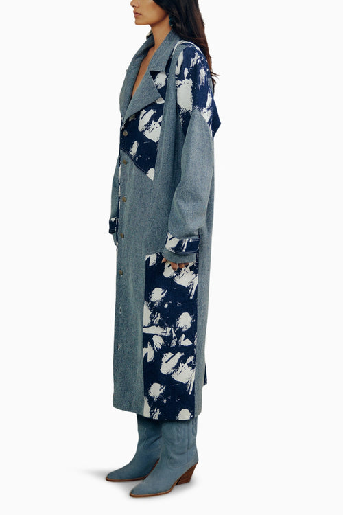Mix & Match Denim Trench