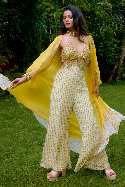 Janeman Cream Jumpsuit