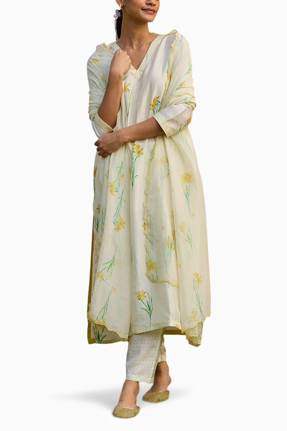 Dawn Daffodil Yellow Kurta Set